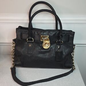 Michael Kors Hamilton Satchel with Gold Hardware
